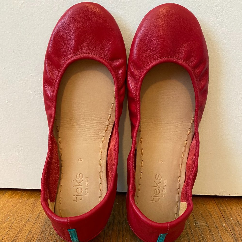True Love Red Tieks Size 9 Limited Edition